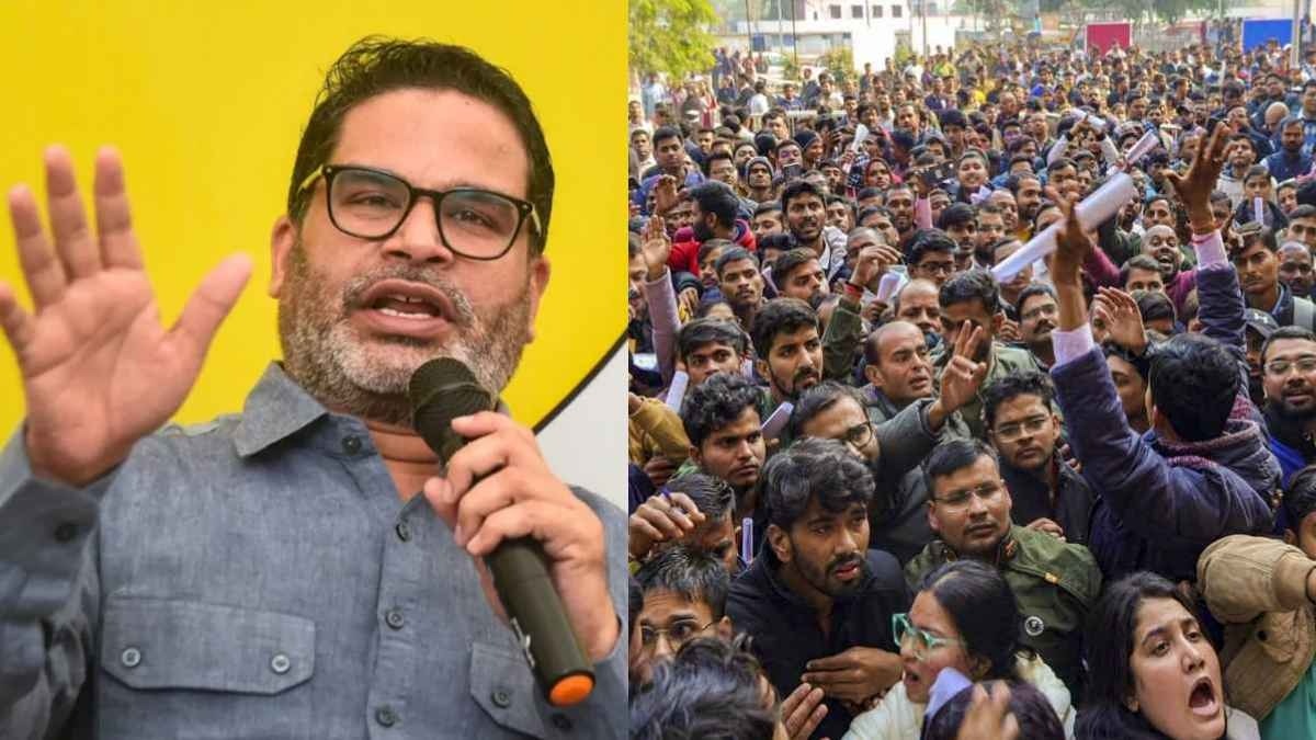 Prashant Kishor arrived at the protest site on Sunday afternoon and stayed there for an hour. Prashant Kishor arrived at the protest site on Sunday afternoon and stayed there for an hour.