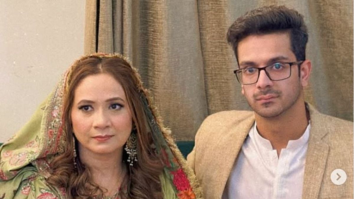 The clip, shared on Instagram, chronicles Abdul Ahad’s heartfelt moments with his mother, concluding with touching scenes from her nikaah ceremony. The clip, shared on Instagram, chronicles Abdul Ahad’s heartfelt moments with his mother, concluding with touching scenes from her nikaah ceremony.