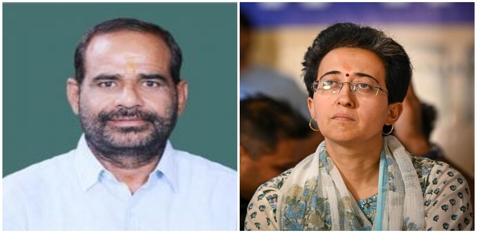 Atishi pointed out that despite being an MP from South Delhi for 10 years, his own party, BJP, did not find his work worthy of re-nominating him for the same position. Atishi pointed out that despite being an MP from South Delhi for 10 years, his own party, BJP, did not find his work worthy of re-nominating him for the same position.