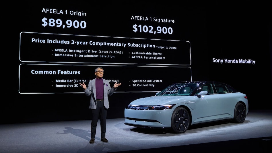 Sony and Honda unveil Afeela EV at CES 2025, to launch in 2025 at $89,900 Sony and Honda unveil Afeela EV at CES 2025, to launch in 2025 at $89,900