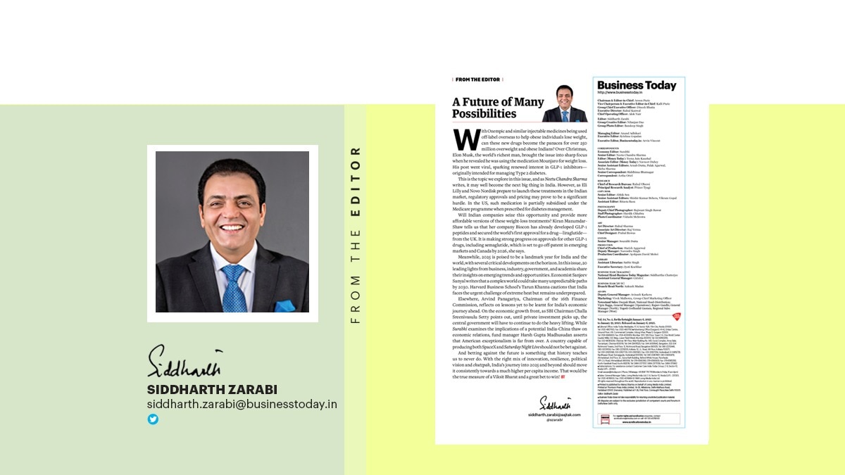 As India steps into 2025, breakthrough weight-loss drugs, economic shifts, and global trends shape the road to a Viksit Bharat. As India steps into 2025, breakthrough weight-loss drugs, economic shifts, and global trends shape the road to a Viksit Bharat.