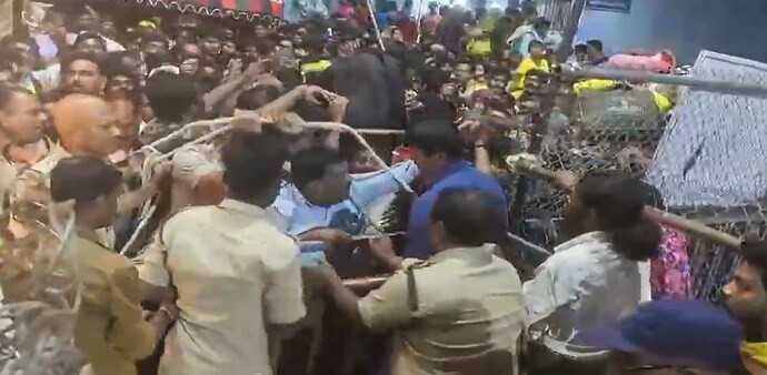 Tirupati: Six dead, many injured as thousands rush to buy tickets Tirupati: Six dead, many injured as thousands rush to buy tickets