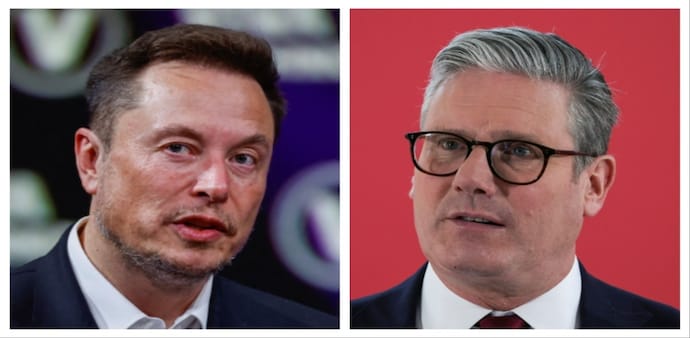 Elon Musk and Keir Starmer Elon Musk and Keir Starmer