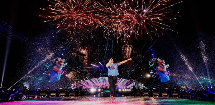 After their Abu Dhabi show, Coldplay will perform in Mumbai and Ahmedabad. After their Abu Dhabi show, Coldplay will perform in Mumbai and Ahmedabad.