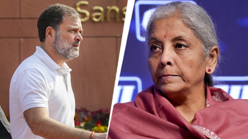 FM Sitharaman slams Rahul Gandhi FM Sitharaman slams Rahul Gandhi