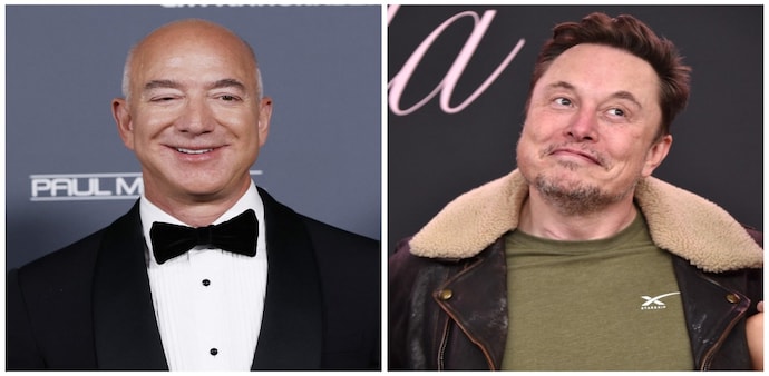 Jeff Bezos and Elon Musk Jeff Bezos and Elon Musk