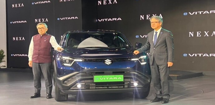 Maruti Suzuki e-Vitara will lock heads with the likes of Hyundai Creta Electric. Maruti Suzuki e-Vitara will lock heads with the likes of Hyundai Creta Electric.