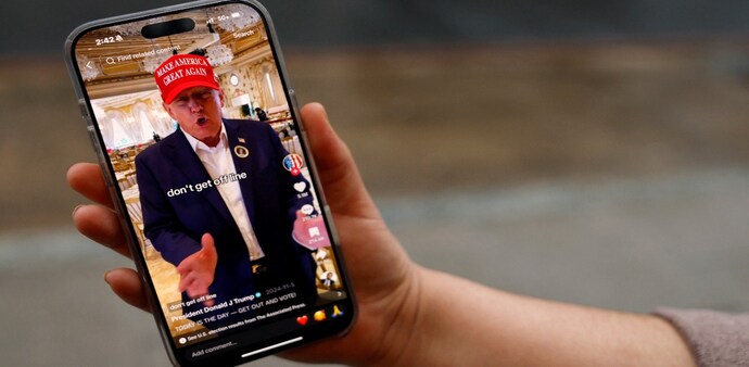TikTok back after a brief ban in the US TikTok back after a brief ban in the US