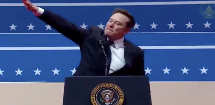 Elon Musk during his speed ahead of Donald Trump's inauguration as 47th President of US Elon Musk during his speed ahead of Donald Trump's inauguration as 47th President of US