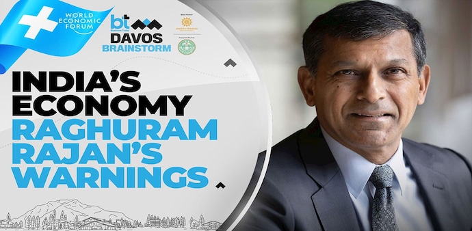 Former RBI Governor Raghuram Rajan at WEF Davos 2025 Former RBI Governor Raghuram Rajan at WEF Davos 2025