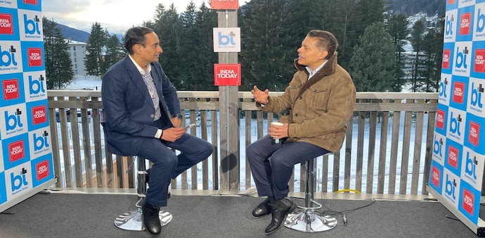 Veteran journalist and geopolitical analyst Fareed Zakaria at the World Economic Forum (WEF) on Thursday in Davos, Switzerland. Veteran journalist and geopolitical analyst Fareed Zakaria at the World Economic Forum (WEF) on Thursday in Davos, Switzerland.