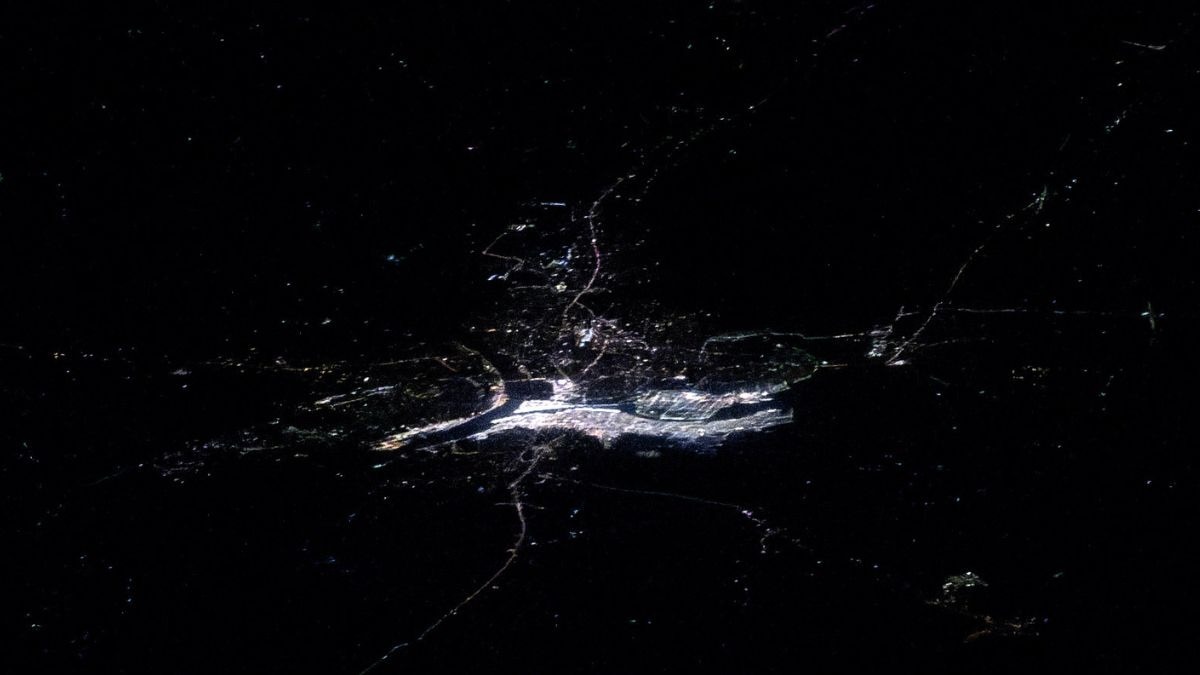 Maha Kumbh 2025 from space Maha Kumbh 2025 from space