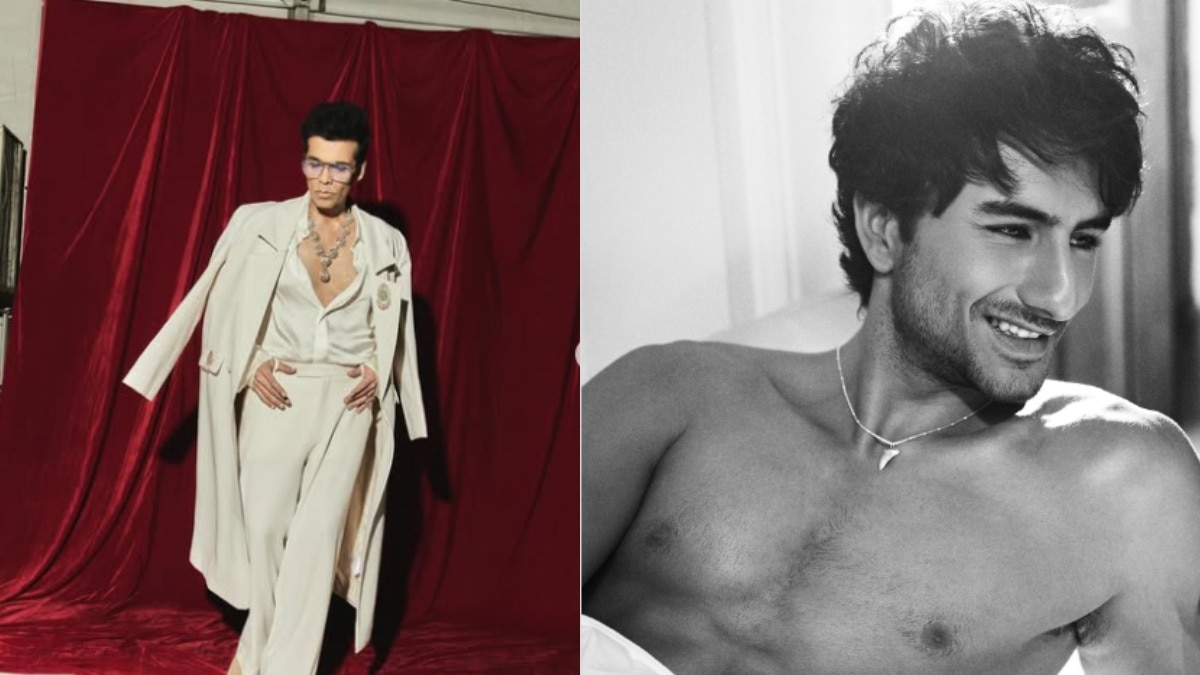 Karan Johar also shared striking images of Ibrahim that highlighted his impressive physique. Karan Johar also shared striking images of Ibrahim that highlighted his impressive physique.