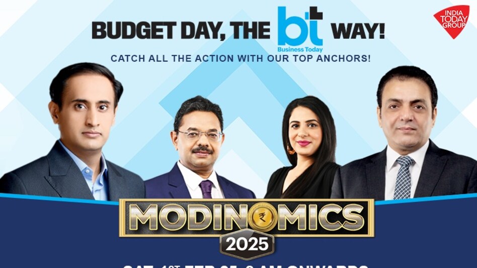 With an unmatched lineup of financial experts, market leaders, and analysts, Business Today’s ‘Budget Day, The BT Way’ is the ultimate destination for budget analysis. With an unmatched lineup of financial experts, market leaders, and analysts, Business Today’s ‘Budget Day, The BT Way’ is the ultimate destination for budget analysis.