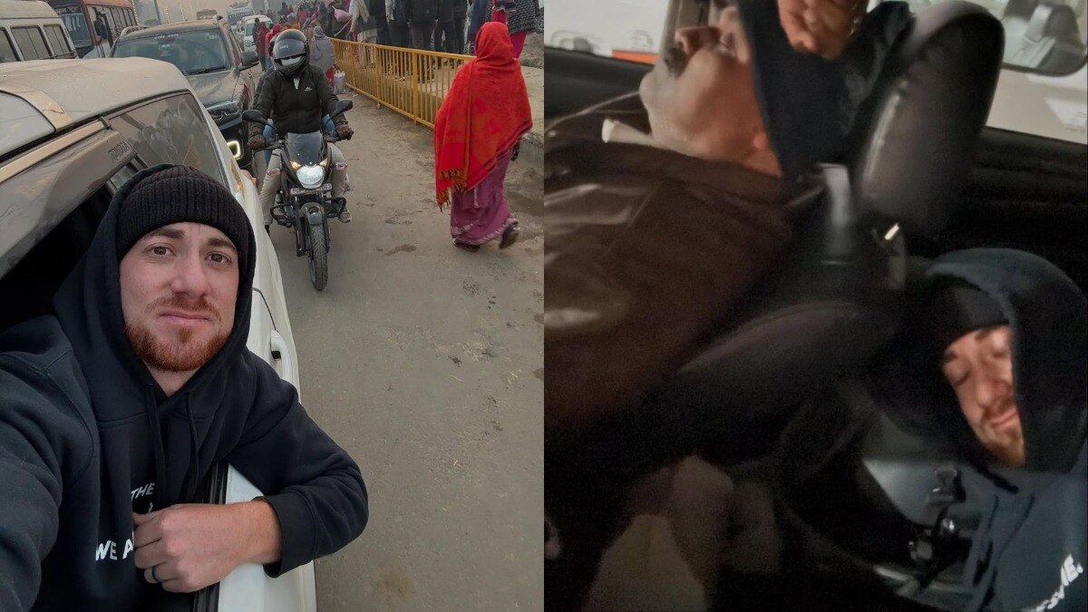 Travel vlogger Drew Binsky misses Maha Kumbh Mela 2025 (Instagram: @drewbinsky) Travel vlogger Drew Binsky misses Maha Kumbh Mela 2025 (Instagram: @drewbinsky)