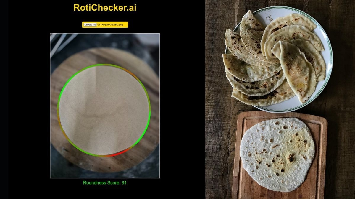 A Bengaluru-based techie developed rotichecker.ai. A Bengaluru-based techie developed rotichecker.ai.