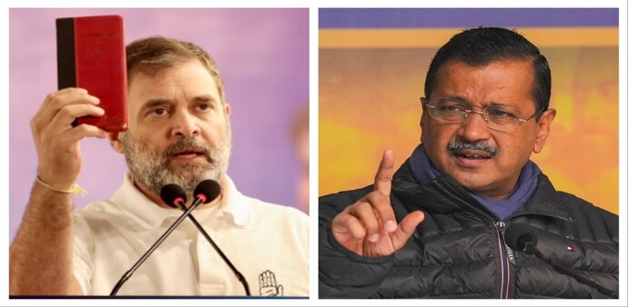 Two-way battle between AAP and Congress in 12 of the 70 seats Two-way battle between AAP and Congress in 12 of the 70 seats