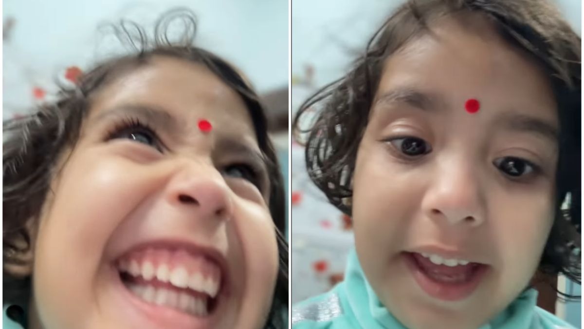 A video of a little girl from Patna, Bihar, went viral. (Photos: Era Sinha/Instagram) A video of a little girl from Patna, Bihar, went viral. (Photos: Era Sinha/Instagram)