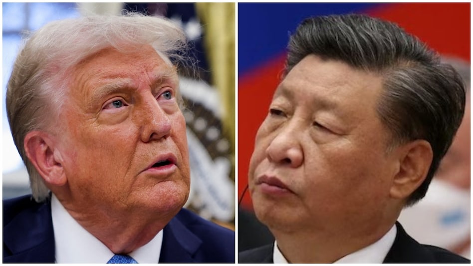 US President Donald Trump, and China's President Xi Jinping. US President Donald Trump, and China's President Xi Jinping.