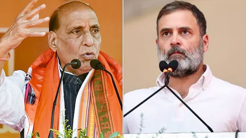 Rajnath Singh fires back at Rahul Gandhi Rajnath Singh fires back at Rahul Gandhi