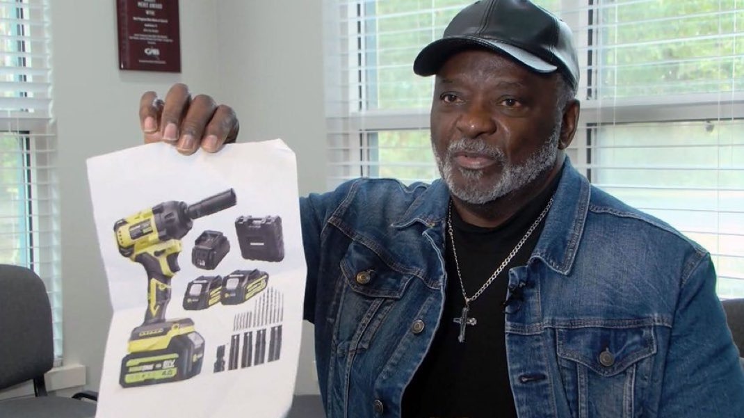 US man orders drill from AliExpress, gets a photo and a single screw instead