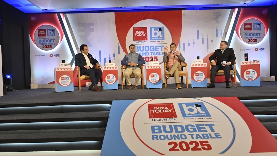 BJP's Amit Malviya, with Praveen Chakravarthy of Congress, and Jasmine Shah of AAP at the India Today-Business Today Budget Roundtable 2025. BJP's Amit Malviya, with Praveen Chakravarthy of Congress, and Jasmine Shah of AAP at the India Today-Business Today Budget Roundtable 2025.