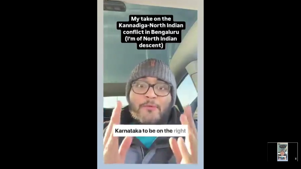 ‘Karnataka on proper aspect of argument’: North Indian man in Canada helps Kannadigas amid language row; Netizens react