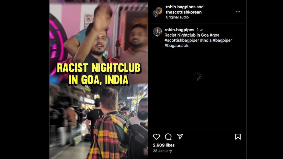 Scottish men accuse Goa nightclub of racism after getting free entry over Indian locals (@robin.bagpipes/Instagram) Scottish men accuse Goa nightclub of racism after getting free entry over Indian locals (@robin.bagpipes/Instagram)