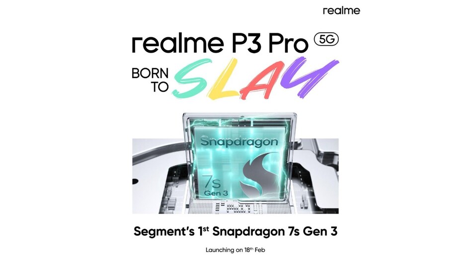 Realme P3 Pro to launch on 18 February Realme P3 Pro to launch on 18 February