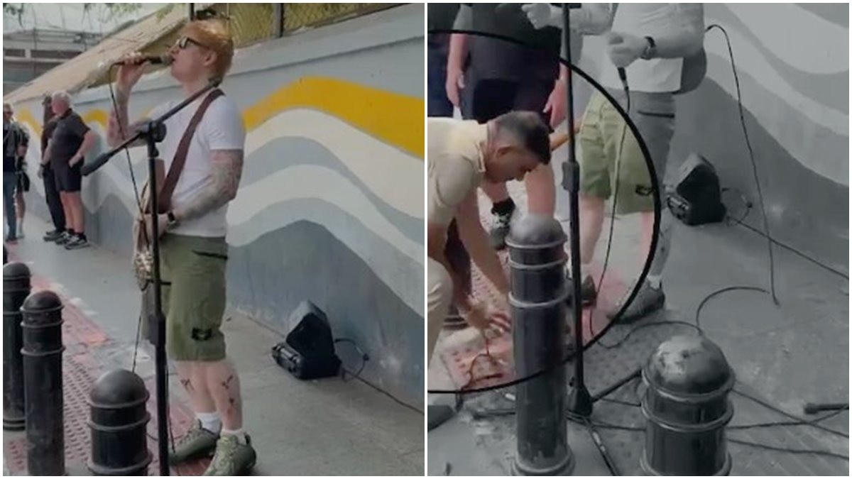 Fans captured the incident on video, sharing it widely on social media. Fans captured the incident on video, sharing it widely on social media.