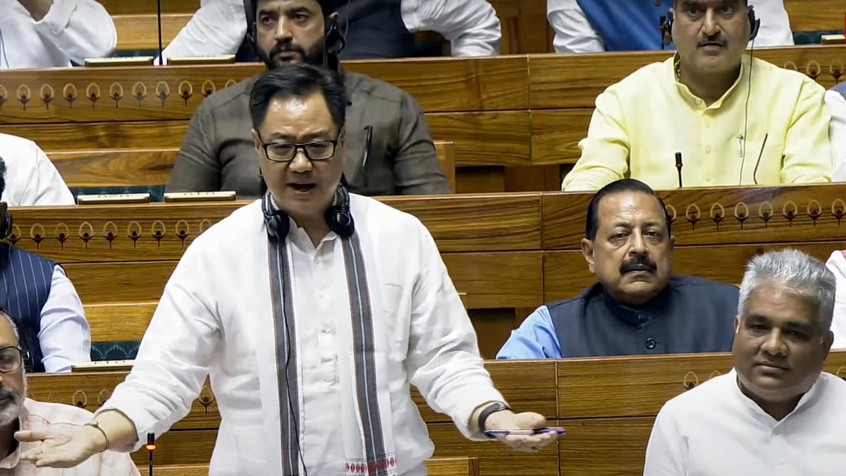 Union Minister Kiren Rijiju counters Kharge over Waqf Union Minister Kiren Rijiju counters Kharge over Waqf