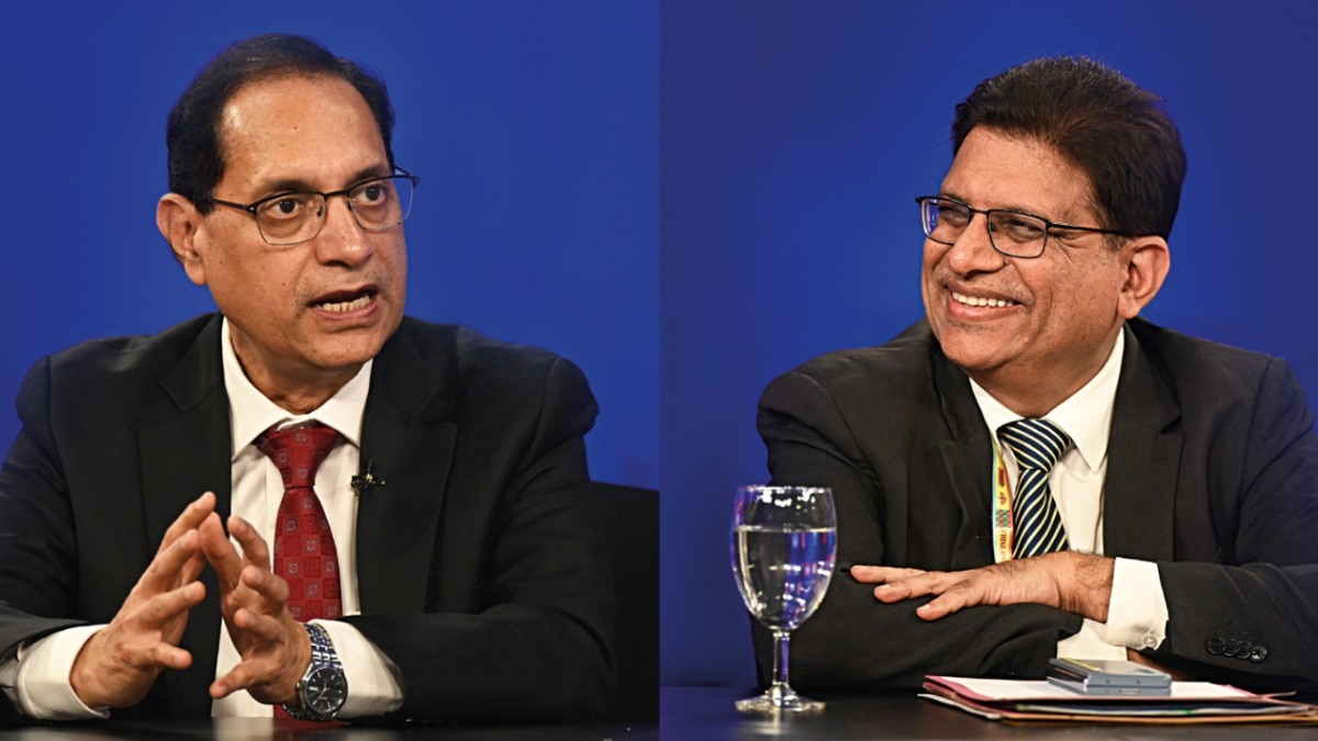 Tuhin Kanta Pandey, Finance and Revenue Secretary, and Arunish Chawla, Secretary of DIPAM Tuhin Kanta Pandey, Finance and Revenue Secretary, and Arunish Chawla, Secretary of DIPAM