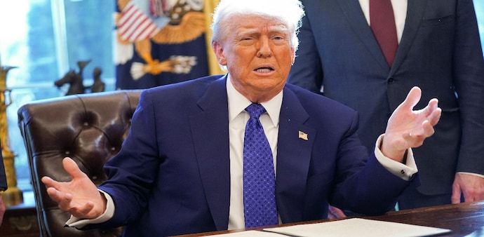 Trump emphasized that the US has been treated unfairly for years, both by allies and adversaries. Trump emphasized that the US has been treated unfairly for years, both by allies and adversaries.
