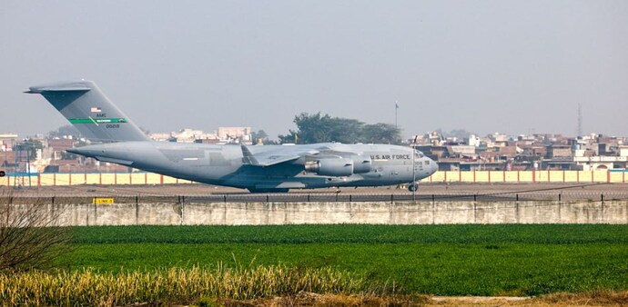 US flight carrying third batch of 112 Indian deportees lands in Amritsar US flight carrying third batch of 112 Indian deportees lands in Amritsar