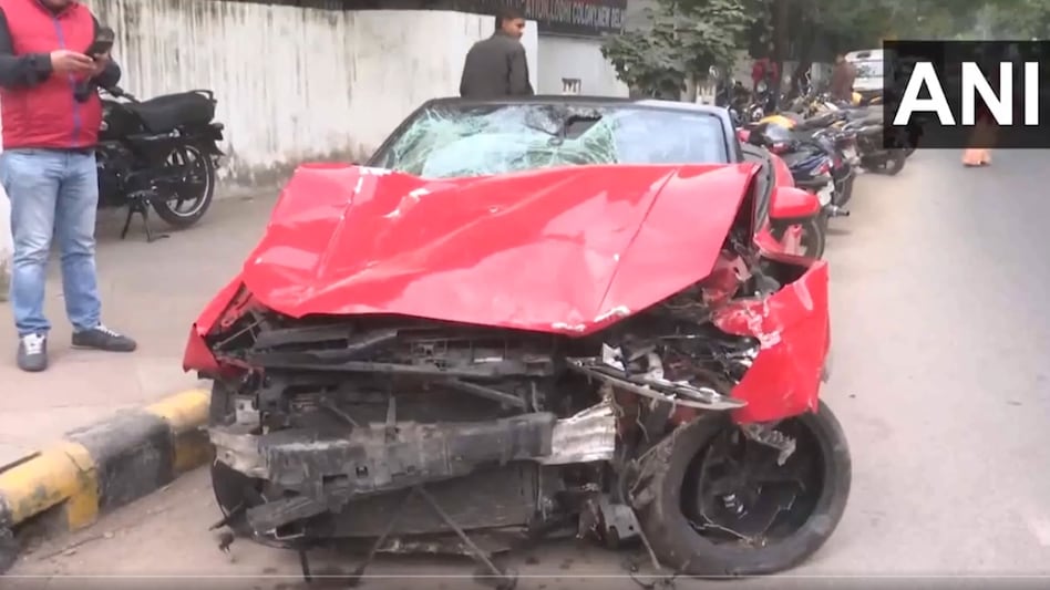 Two BBA students arrested after they crash their Audi into a scooter Two BBA students arrested after they crash their Audi into a scooter