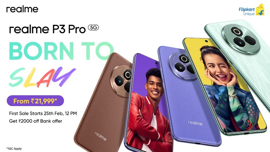 Realme announces Realme P3 Pro and Realme P3x smartphones in India Realme announces Realme P3 Pro and Realme P3x smartphones in India