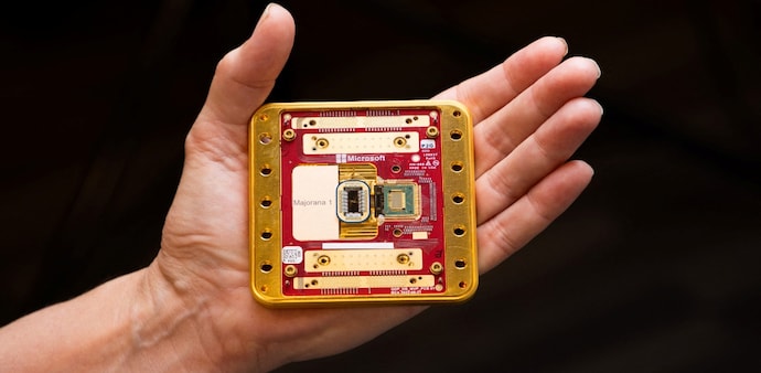 Microsoft's Majorana 1 quantum computing chip Microsoft's Majorana 1 quantum computing chip