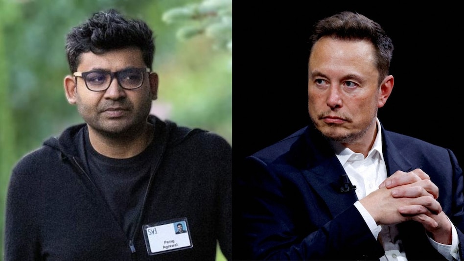 Ex-Twitter CEO Parag Agrawal and Elon Musk Ex-Twitter CEO Parag Agrawal and Elon Musk