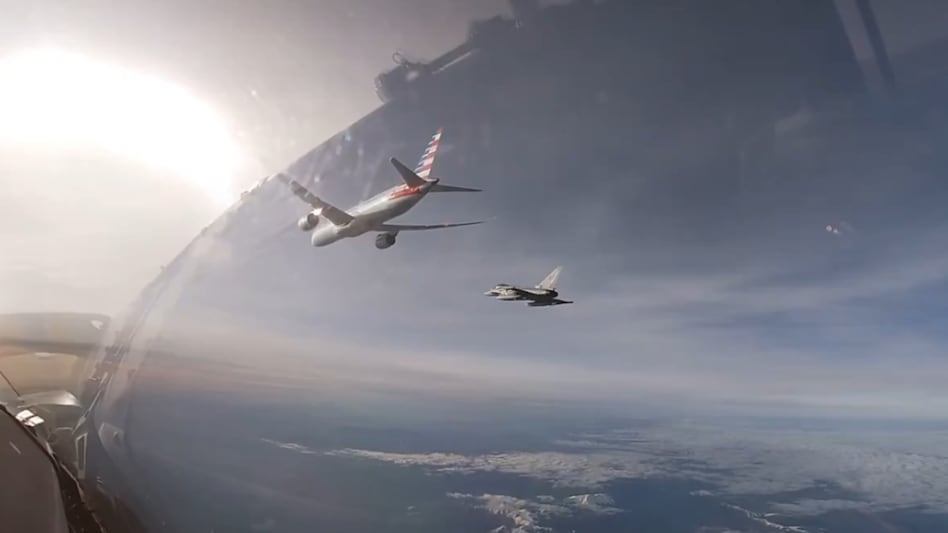 New York-Delhi flight escorted by fighter jets over bomb threat, diverted to Rome New York-Delhi flight escorted by fighter jets over bomb threat, diverted to Rome