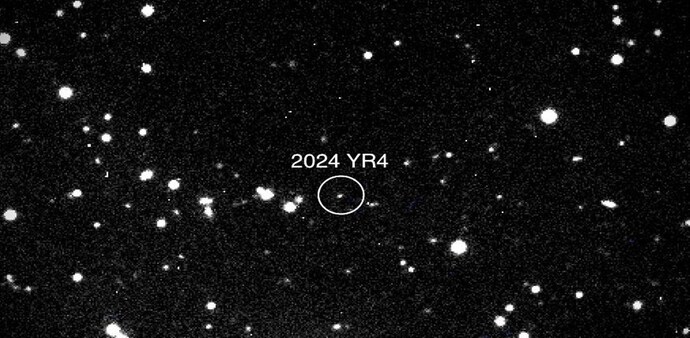 asteroid 2024 YR4 asteroid 2024 YR4
