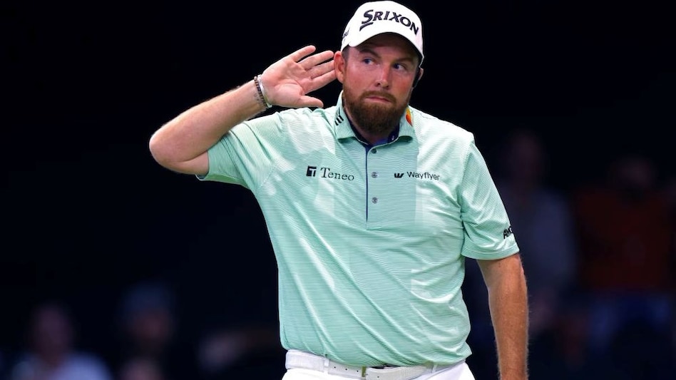 Shane Lowry of The Bay Golf Club amps up spectators during their winning performance against Jupiter Links Golf Club at the SoFi Centre in Palm Beach Gardens, Florida, on Tuesday. Image courtesy tglgolf.com. Shane Lowry of The Bay Golf Club amps up spectators during their winning performance against Jupiter Links Golf Club at the SoFi Centre in Palm Beach Gardens, Florida, on Tuesday. Image courtesy tglgolf.com.