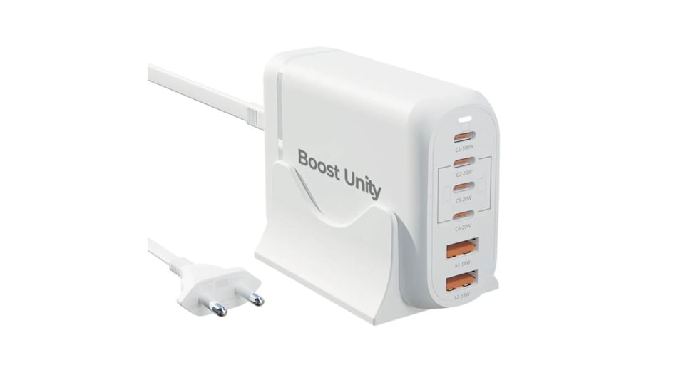 Boost Unity 100 6 USB Port 100W Desktop GaN Charging Station Boost Unity 100 6 USB Port 100W Desktop GaN Charging Station