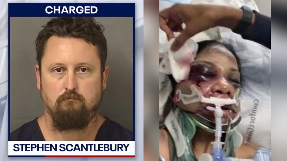 Stephen Scantlebury and his victim Leelamma Lal Stephen Scantlebury and his victim Leelamma Lal