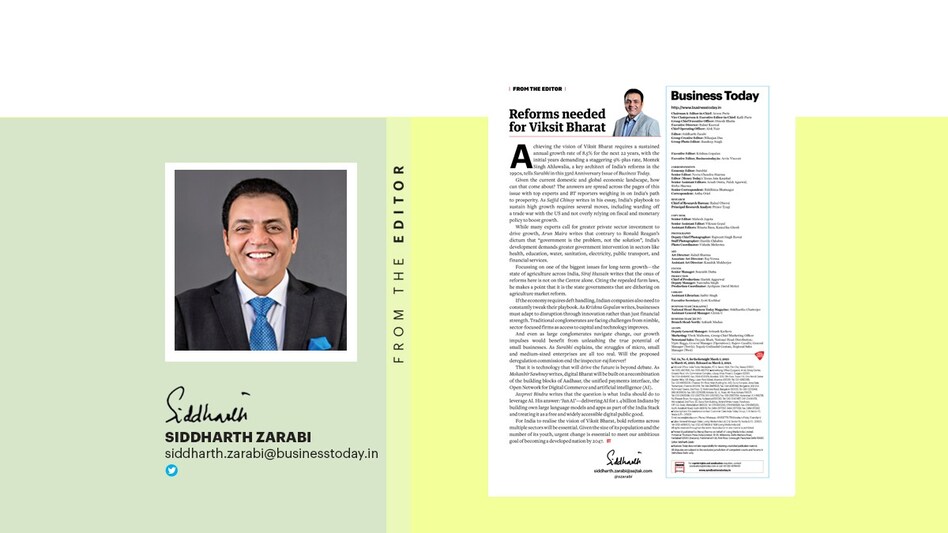 Persistent reforms must for Viksit Bharat Persistent reforms must for Viksit Bharat