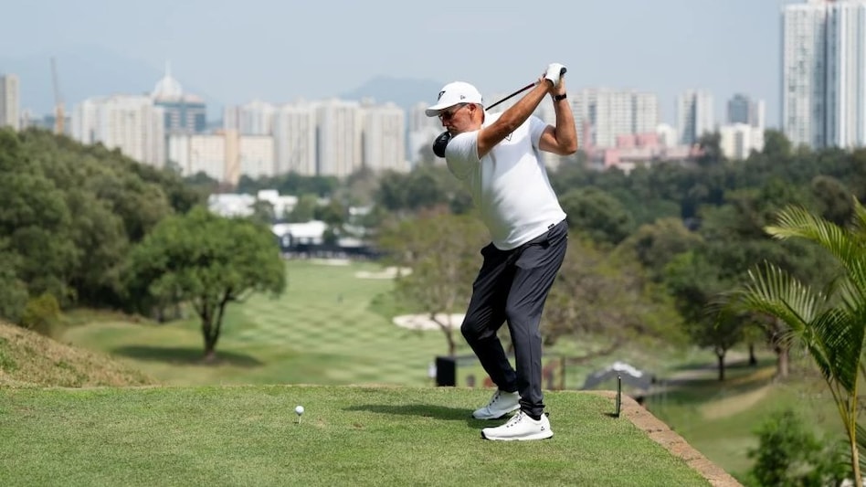HyFlyers GC captain Phil Mickelson drives off an elevated tee at the Hong Kong Golf Club in round two of the ongoing LIV Golf event. (Image courtesy: livgolf.com) HyFlyers GC captain Phil Mickelson drives off an elevated tee at the Hong Kong Golf Club in round two of the ongoing LIV Golf event. (Image courtesy: livgolf.com)