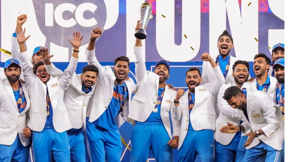 India secured a four-wicket win over New Zealand in Dubai. India secured a four-wicket win over New Zealand in Dubai.