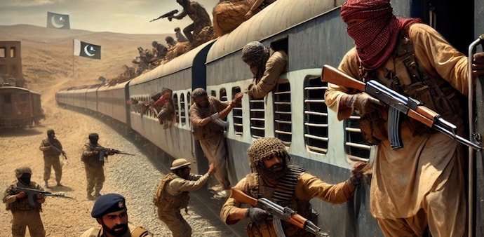 Train hijacked in Pakistan Train hijacked in Pakistan