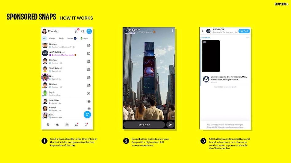 Sponsored Snaps Sponsored Snaps