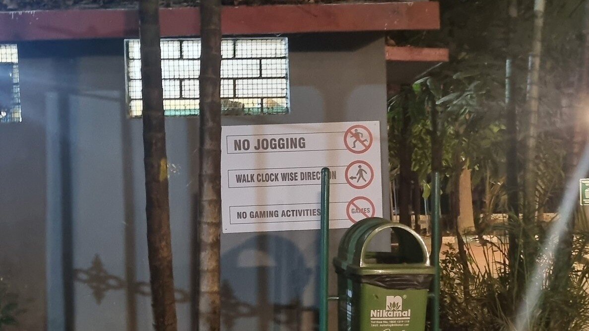 Some, however, attempted to reason why the ban might exist, suggesting narrow walkways could make jogging dangerous or cause crowding. Some, however, attempted to reason why the ban might exist, suggesting narrow walkways could make jogging dangerous or cause crowding.