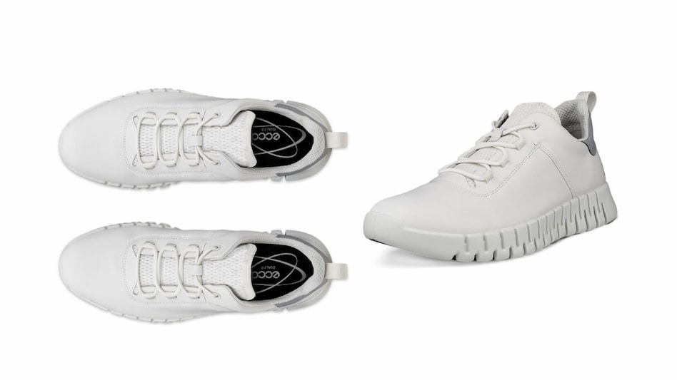 ECCO gruuv flexible sole leather sneakers ECCO gruuv flexible sole leather sneakers